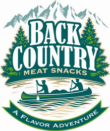 BACK COUNTRY, MEAT SNACKS, A FLAVOR ADVENTURE logo