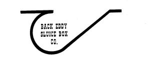 BACK EDDY SLUICE BOX CO. logo