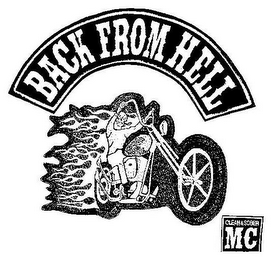 BACK FROM HELL CLEAN & SOBER MC logo