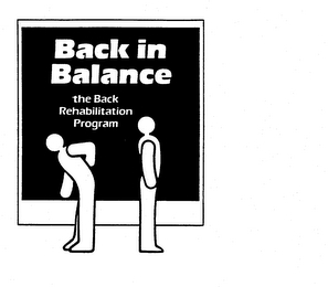 BACK IN BALANCE THE BACK REHABILITATION PROGRAM logo