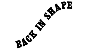 BACK IN SHAPE logo