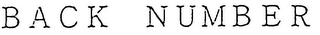 BACK NUMBER logo