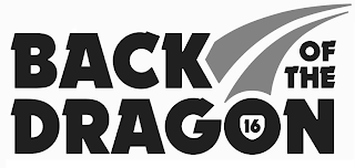 BACK OF THE DRAGON 16 logo