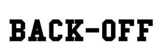 BACK-OFF logo