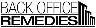 BACK OFFICE REMEDIES logo