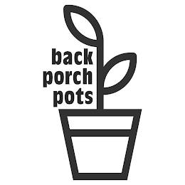 BACK PORCH POTS logo