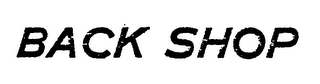 BACK SHOP logo