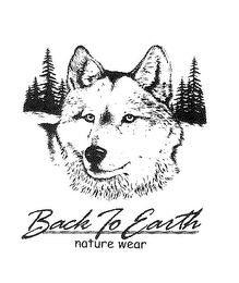 BACK TO EARTH NATURE WEAR logo