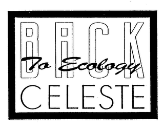 BACK TO ECOLOGY CELESTE logo