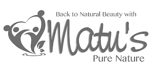 BACK TO NATURAL BEAUTY WITH MATU'S PURE NATURE logo