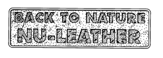 BACK TO NATURE NU-LEATHER logo