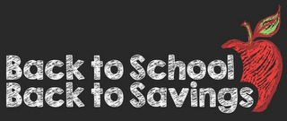 BACK TO SCHOOL BACK TO SAVINGS logo