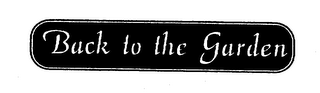 BACK TO THE GARDEN logo