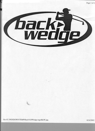 BACK WEDGE logo