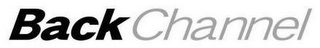 BACKCHANNEL logo