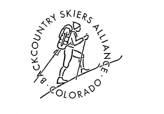 BACKCOUNTRY SKIERS ALLIANCE . COLORADO . logo