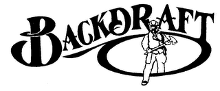 BACKDRAFT BARBECUE AND DESIGN logo