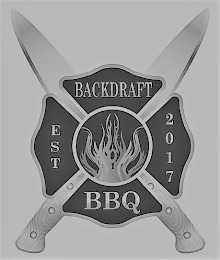 BACKDRAFT BBQ EST 2017 logo