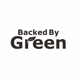 BACKED BY GREEN logo