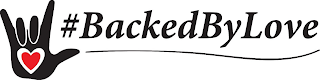 #BACKEDBYLOVE logo