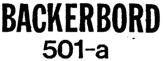 BACKERBORD 501-A logo