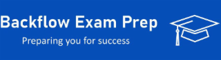 BACKFLOW EXAM PREP PREPARING YOU FOR SUCCESS logo