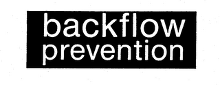 BACKFLOW PREVENTION logo