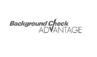 BACKGROUND CHECK ADVANTAGE logo