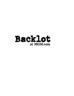 BACKLOT AT MGM.COM logo