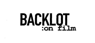 BACKLOT: ON FILM logo