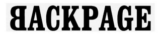BACKPAGE logo