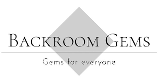 BACKROOM GEMS GEMS FOR EVERYONE logo