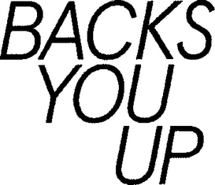 BACKS YOU UP logo