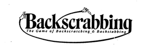 BACKSCRABBING THE GAME OF BACKSCRATCHING & BACKSTABBING logo