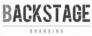 BACKSTAGE BRANDING logo