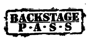 BACKSTAGE PASS logo