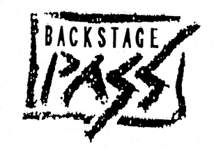 BACKSTAGE PASS logo