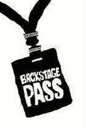 BACKSTAGE PASS logo