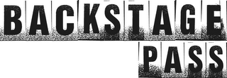 BACKSTAGE PASS logo