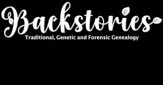BACKSTORIES TRADITIONAL, GENETIC AND FORENSIC GENEALOGY logo