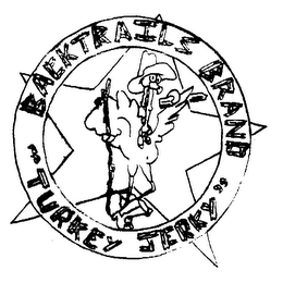 BACKTRAILS BRAND "TURKEY JERKY" logo
