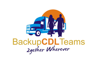 BACKUP CDL TEAMS 2GETHER WHEREVER logo
