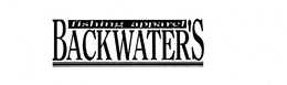 BACKWATER'S FISHING APPAREL logo