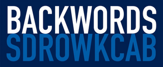BACKWORDS SDROWKCAB logo