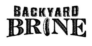BACKYARD BRINE logo