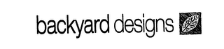 BACKYARD DESIGNS logo