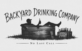 BACKYARD DRINKING COMPANY BDC NO LAST CALL logo