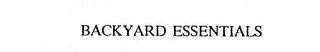 BACKYARD ESSENTIALS logo