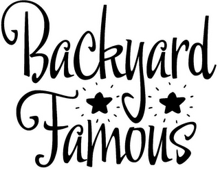 BACKYARD FAMOUS logo