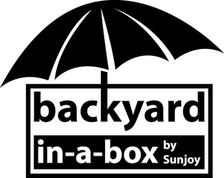 BACKYARD IN-A-BOX BY SUNJOY logo
